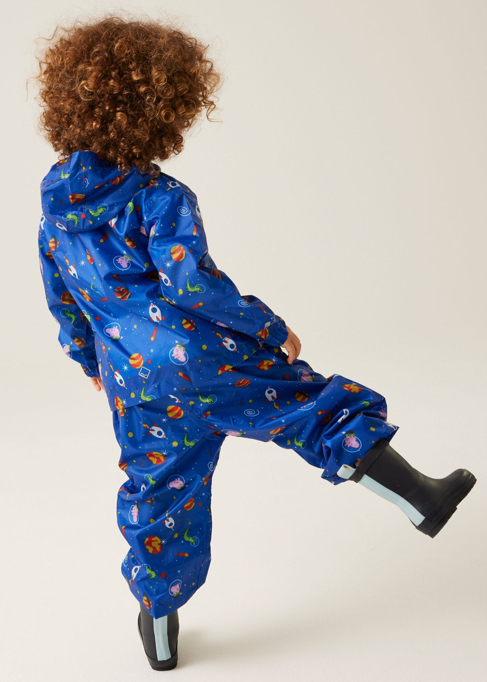 Regatta Sea Blue Peppa Pig Pack It Jacket - 2-3 Yrs Image 2