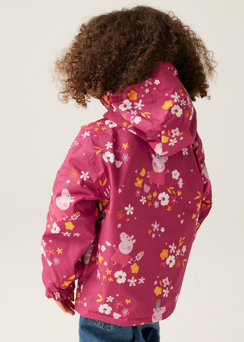 Regatta Candy Pink Peppa Muddy Puddle Jacket - 2-3 Yrs Image 2