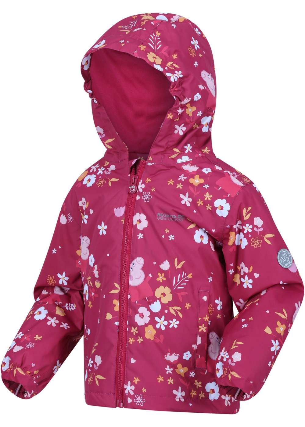 Regatta Candy Pink Peppa Muddy Puddle Jacket - 2-3 Yrs Image 5