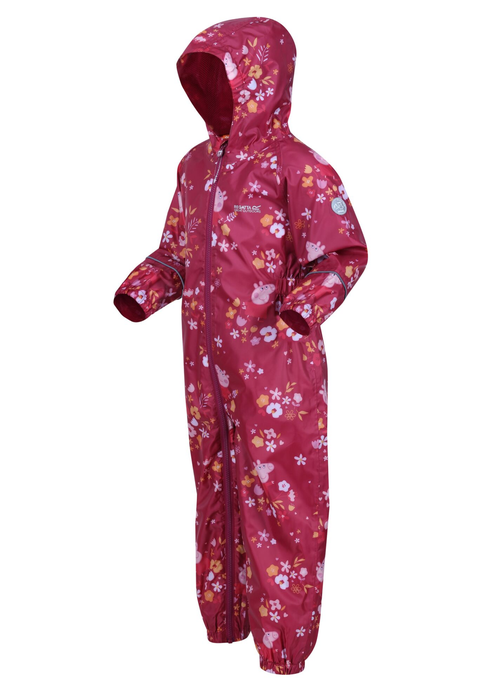 Regatta Vintage Pink Peppa Pig Pobble Puddlesuit - 2-3 Yrs Image 5