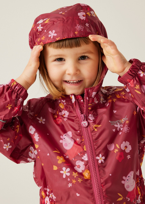 Regatta Vintage Pink Peppa Pig Pobble Puddlesuit - 2-3 Yrs Image 4