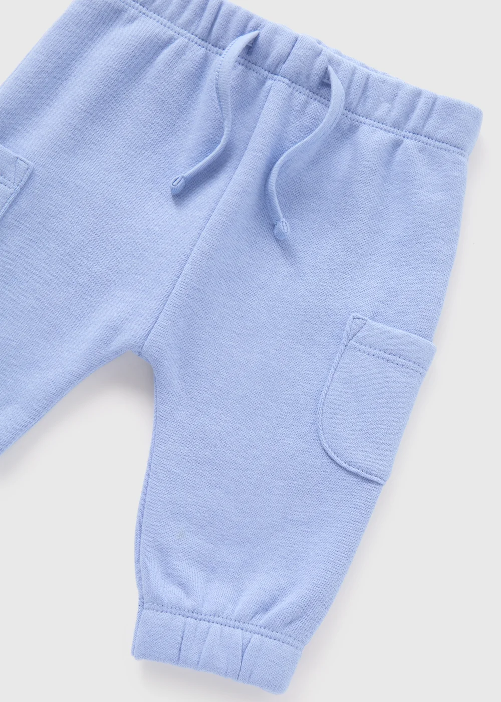 Baby Blue Cargo Jogging Bottoms (Newborn-23mths) - 9-12 months Image 2