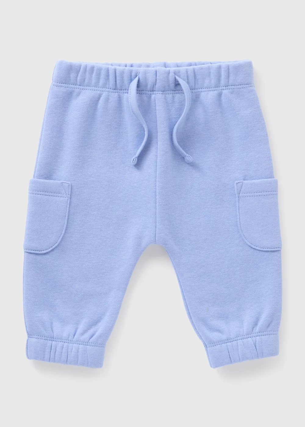 Baby Blue Cargo Jogging Bottoms (Newborn-23mths) - 9-12 months Image 1