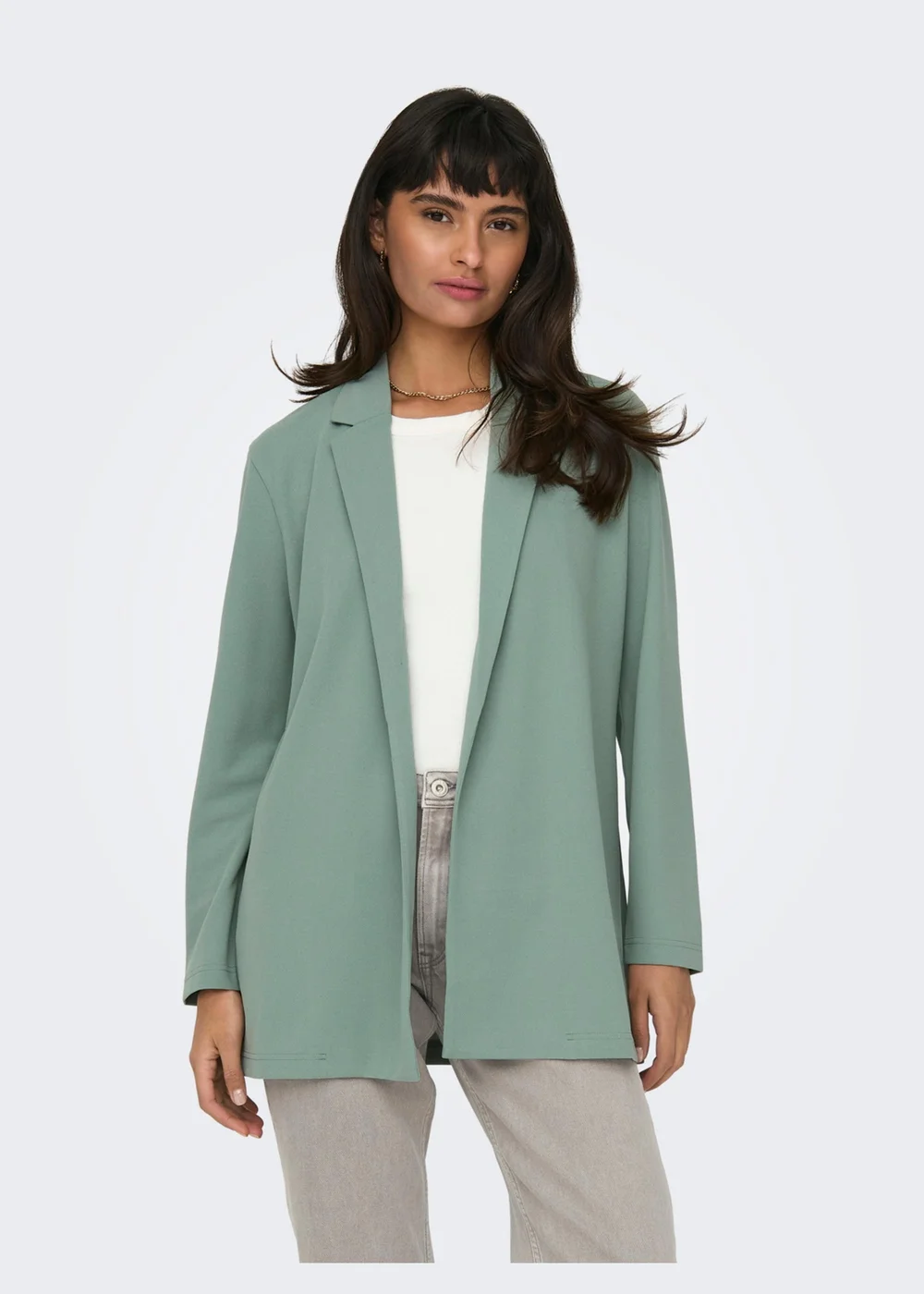 JDY Green Geggo Ruched Blazer - 10 Image 1