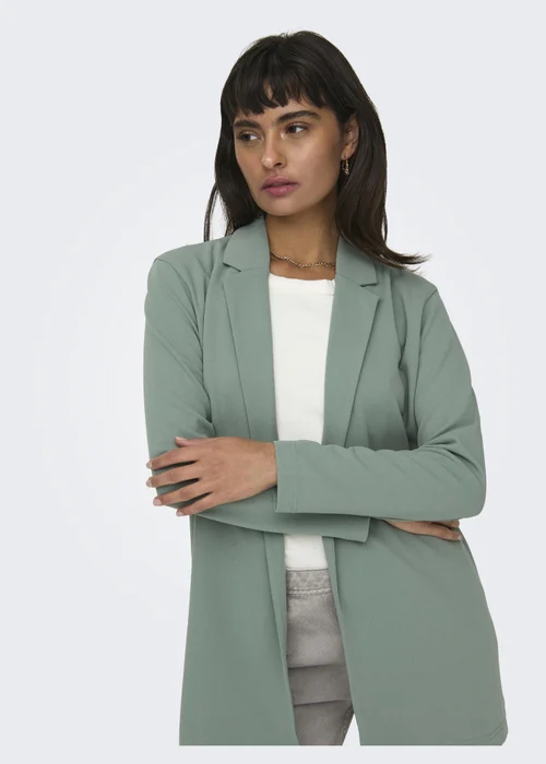 JDY Green Geggo Ruched Blazer - 10 Image 4