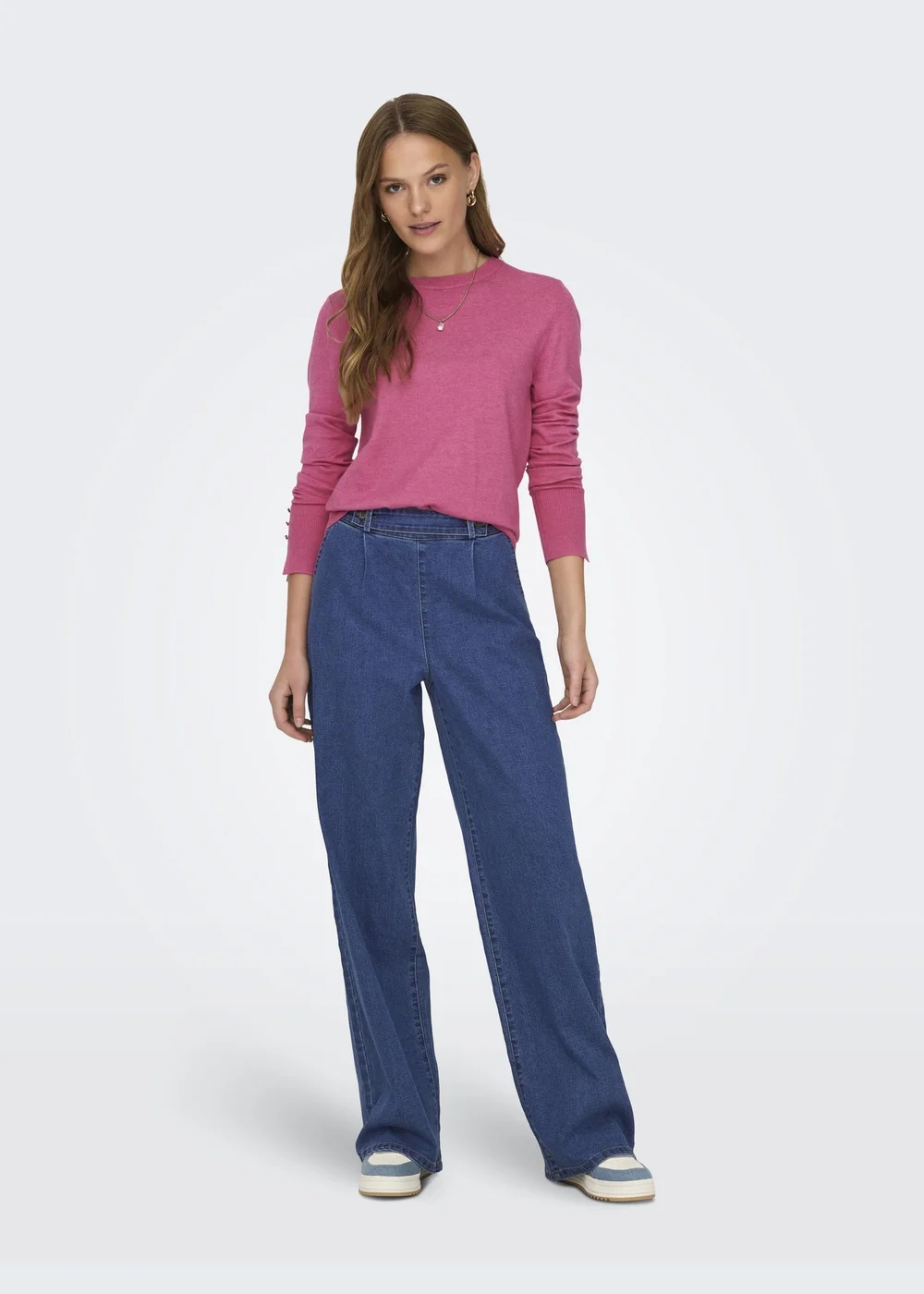 JDY Blue Geggo Button Jeans - 8 Image 1