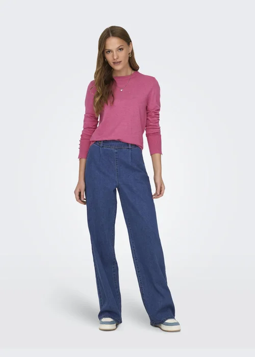 JDY Blue Geggo Button Jeans - 8 Image 1