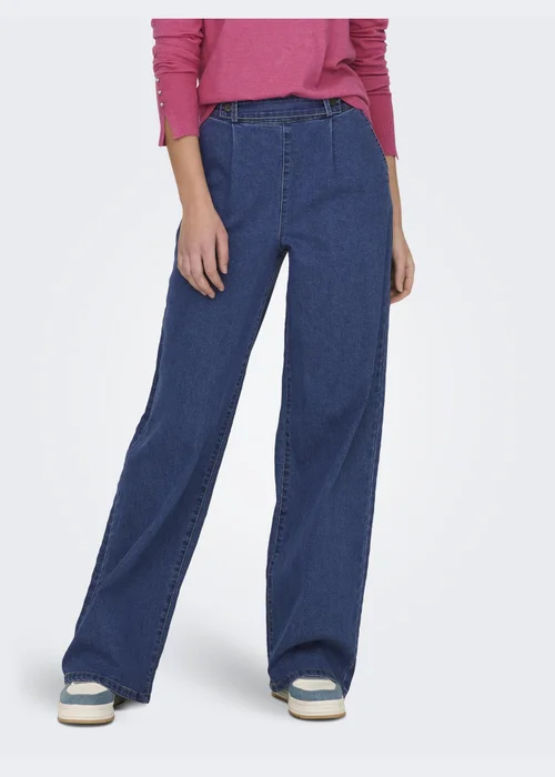 JDY Blue Geggo Button Jeans - 8 Image 3