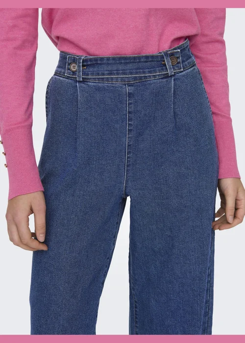 JDY Blue Geggo Button Jeans - 8 Image 4