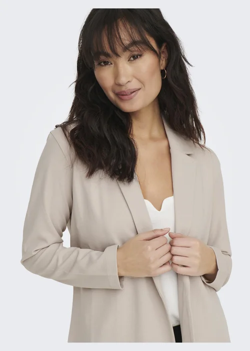 JDY Grey Geggo Ruched Blazer - 8 Image 4