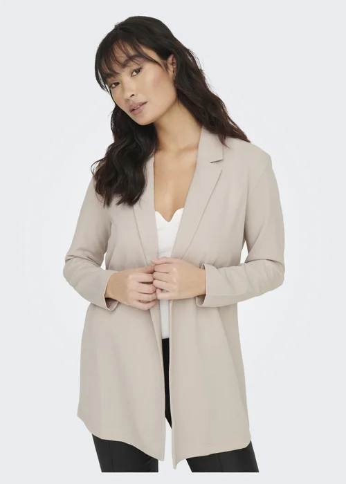 JDY Grey Geggo Ruched Blazer - 8 Image 3
