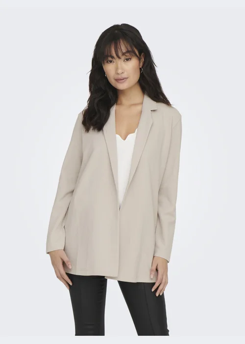 JDY Grey Geggo Ruched Blazer - 8 Image 1