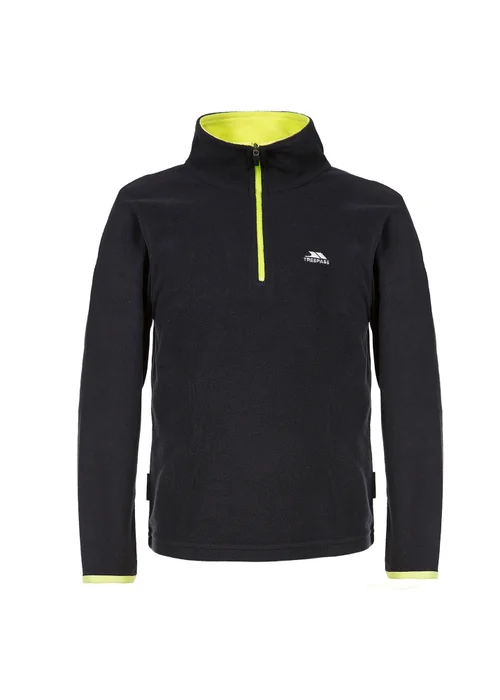 Trespass Boys Black Etto Fleece (3-12yrs) - 3-4 Yrs Image 1