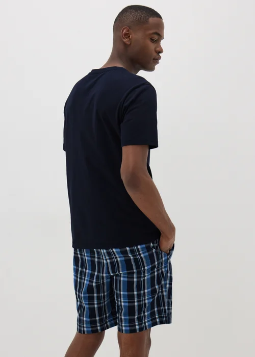 Navy Check Woven Pyjama Set - Extra small Image 2