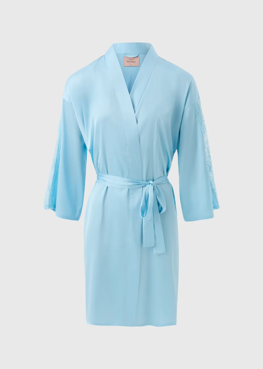 satin dressing gown uk Belted Wrap White Satin Robe Uk Blue Satin Wrap Home Robe Bridesmaid Wide Sleeve Kimono Dressing