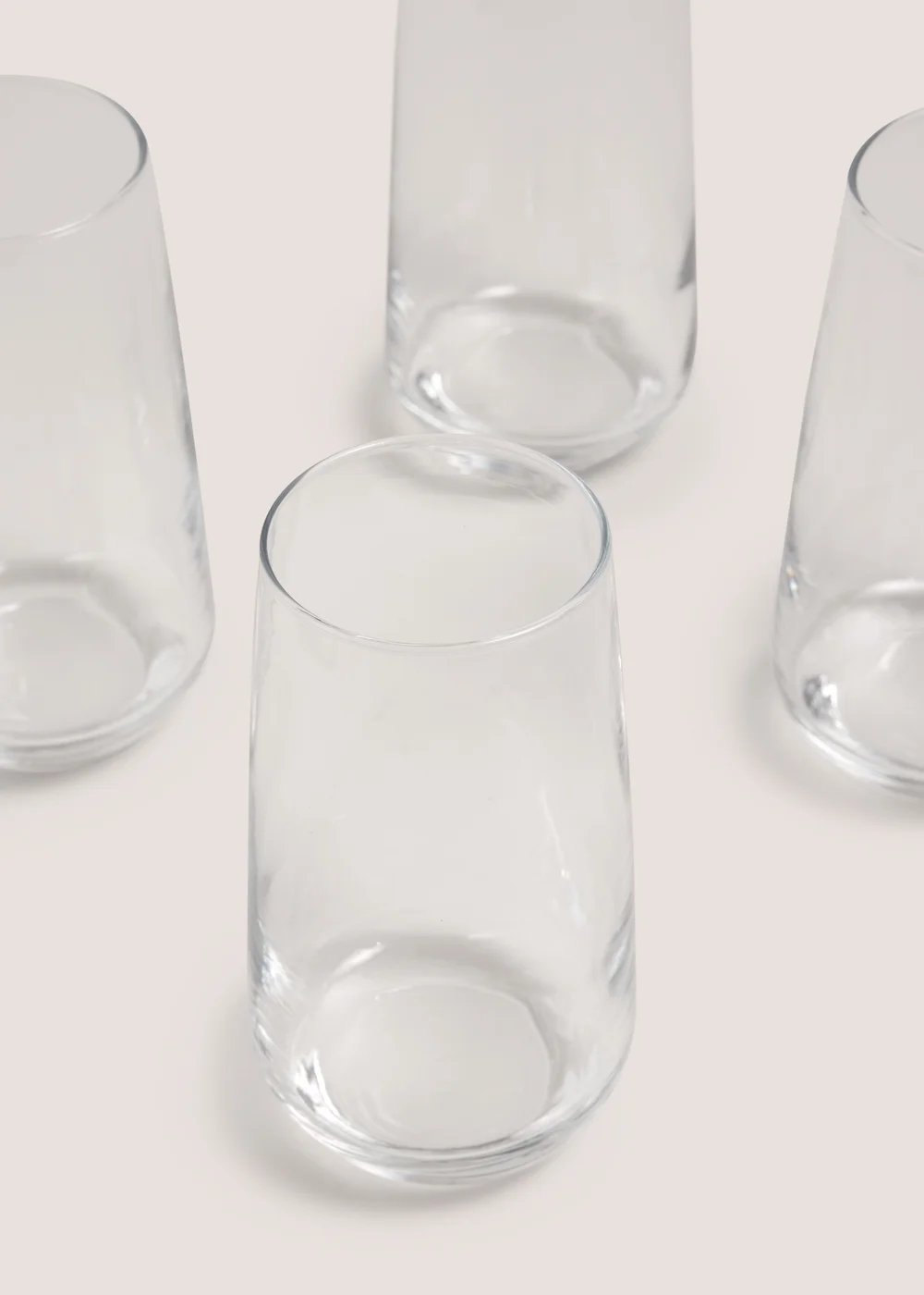 4 Pack Luna Long Glass Tumblers Image 2