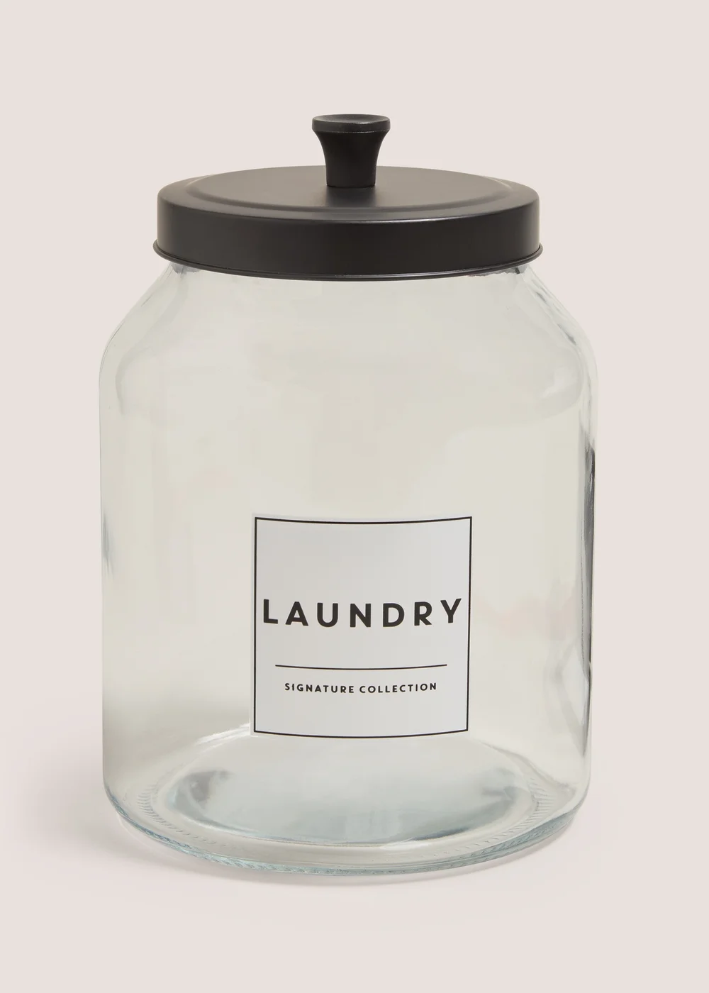 Glass Laundry Powder Jar Image 1