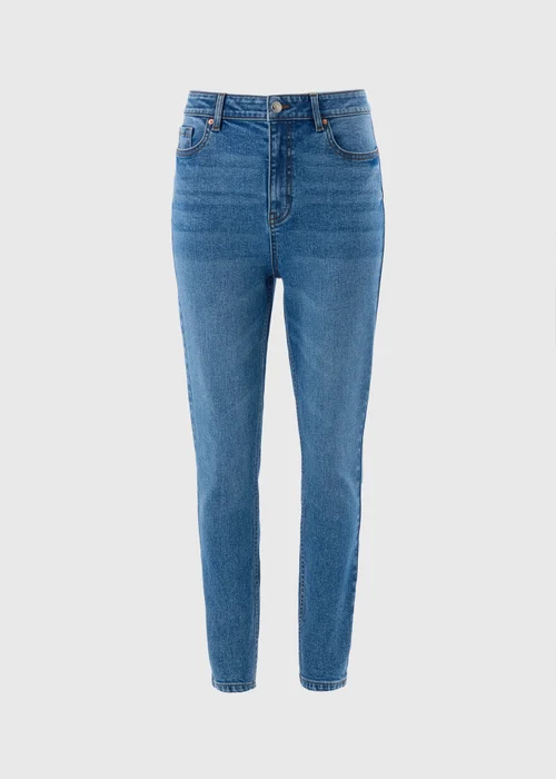 Mid Wash April Stretch High Rise Skinny Jeans - 24/L29 Image 4