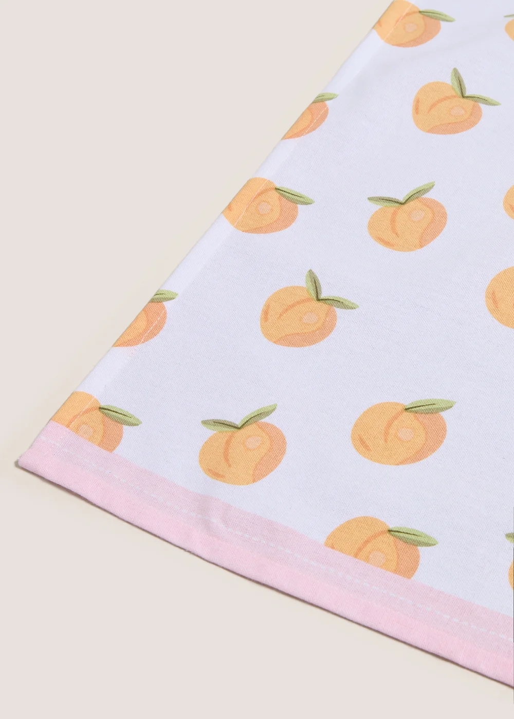 Peach Print Tea Towels Image 2