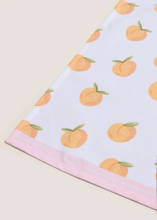 Peach Print Tea Towels Image 2