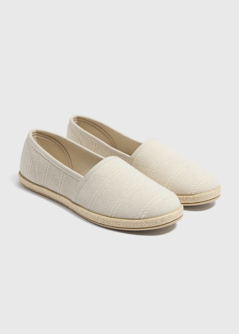 Stone Espadrille Ballet Shoes - 3 Image 1
