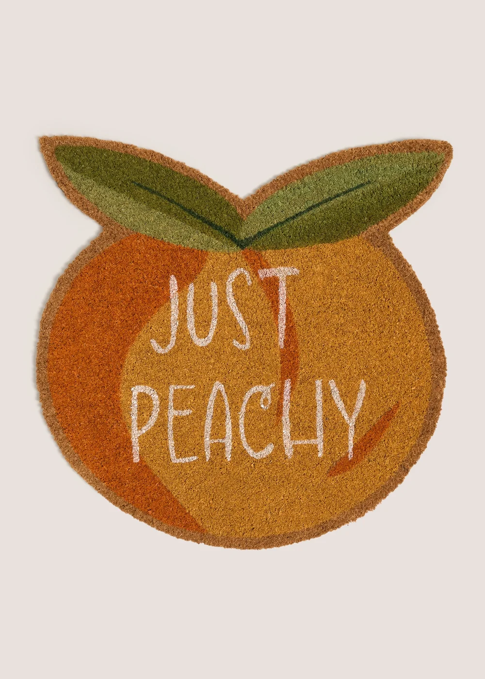 Peach Shaped Door Mat Image 1