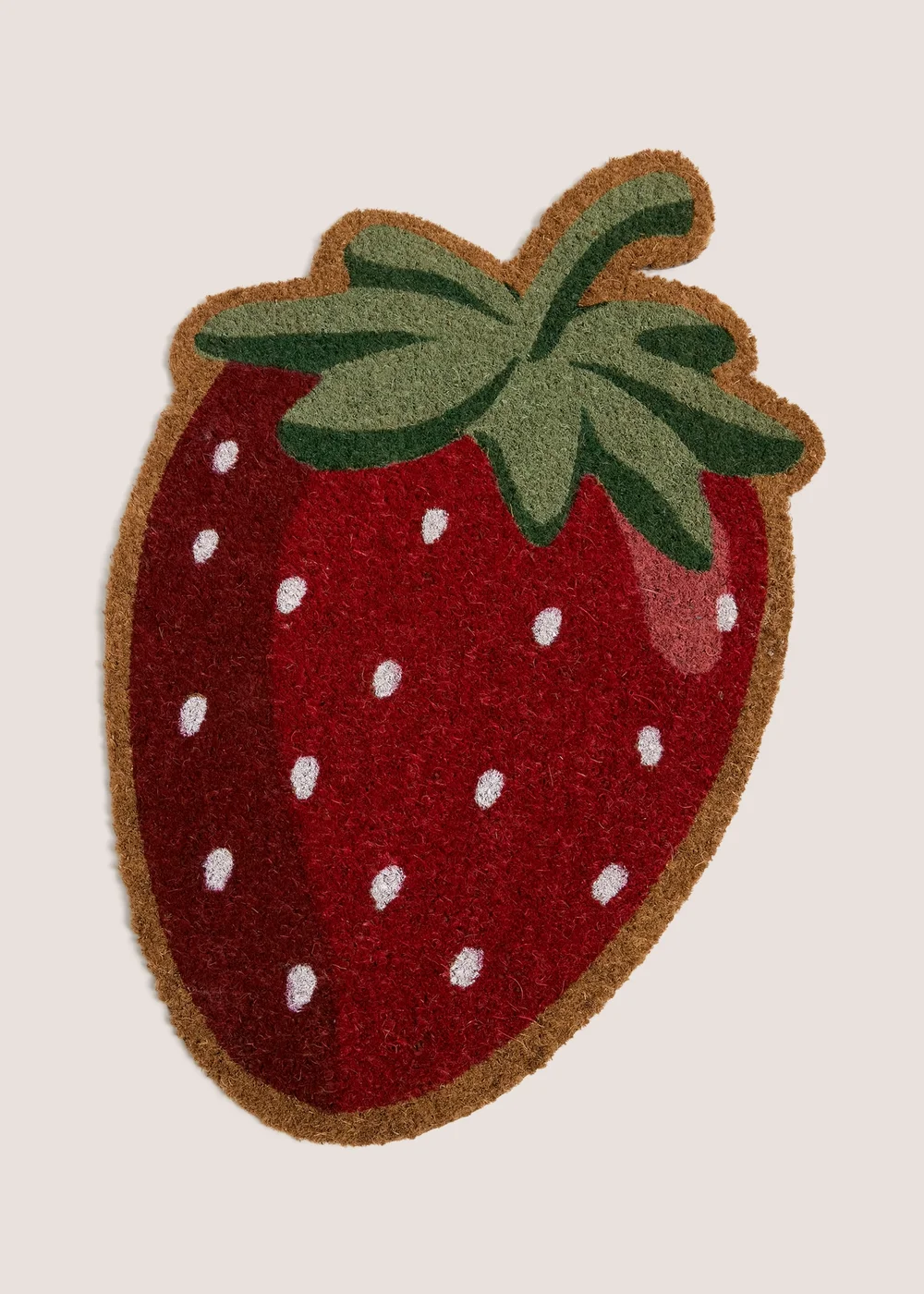 Strawberry Shaped Door Mat Image 1
