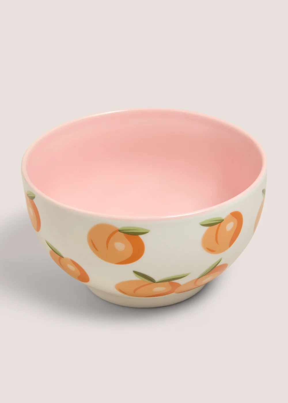 Pink Peach Bowl Image 1