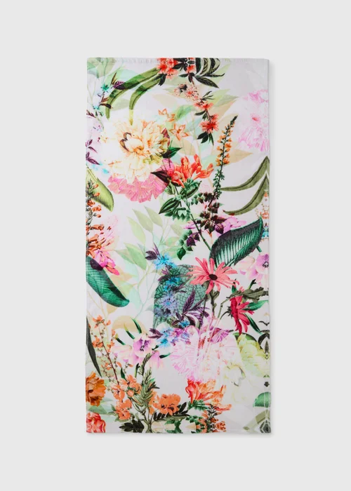 Floral Beach Towel Image 1