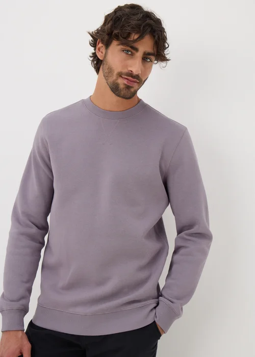 Lilac Crew Neck Sweatshirt - S Image 2