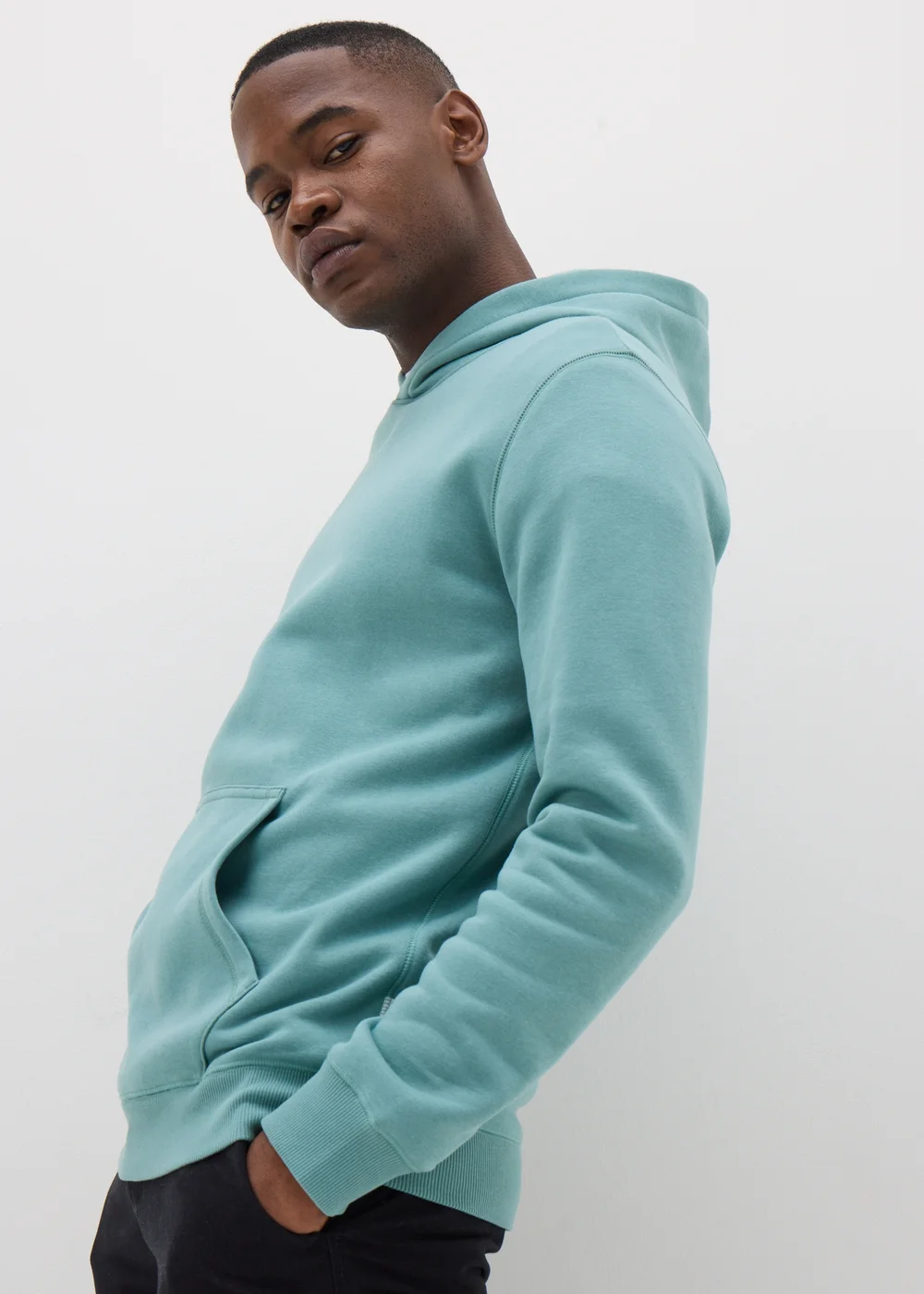 Turqoise Pull On Hoodie - S Image 2