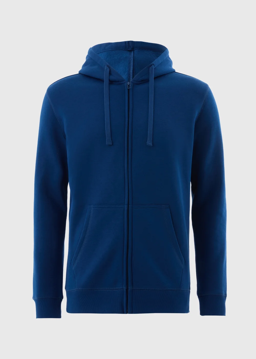 Blue Zip Up Hoodie - S Image 4