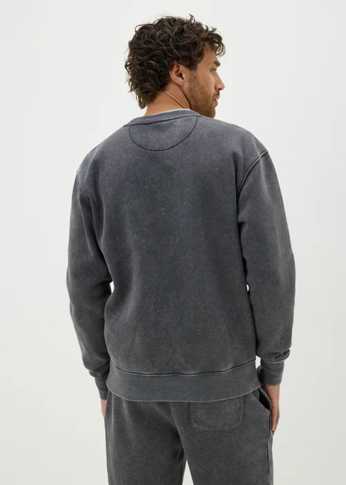 Charcoal Washed Relaxed Fit Sweatshirt - S Image 2