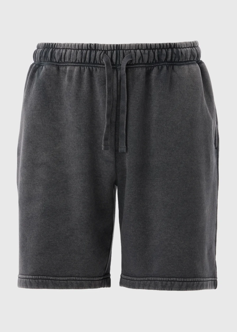 Charcoal Washed Jogger Shorts - S Image 4