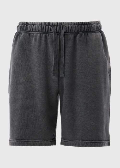 Charcoal Washed Jogger Shorts - S Image 4