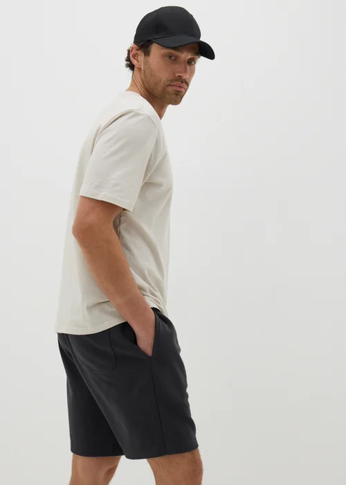 Charcoal Basic Jogger Shorts - XS Image 2
