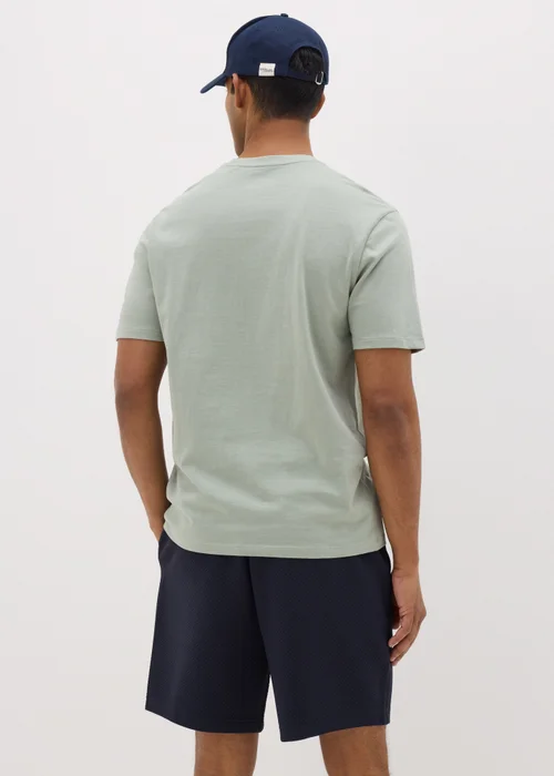 Navy Textured Shorts - S Image 3