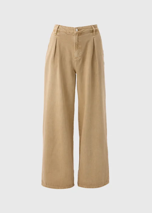 Stone Pleat Wide Leg Jeans - 8 Image 4