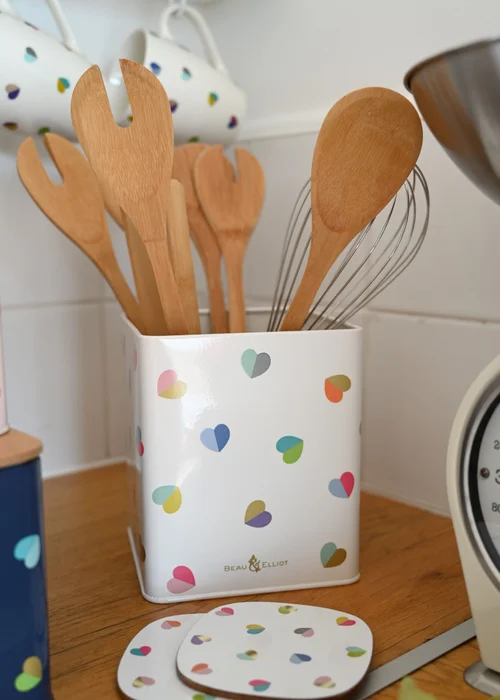 Beau & Elliot Confetti Bread Bin and Utensil Pot - One Size Image 3