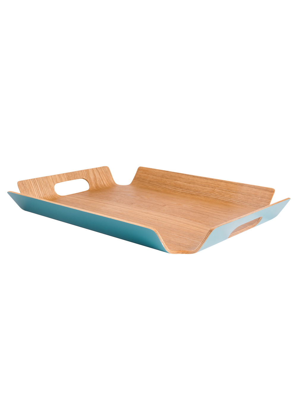 Summerhouse by Navigate Green Medium Willow Serving Tray Sage - One Size Image 1