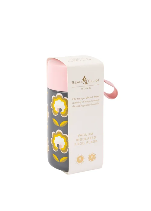 Beau & Elliot Grey Boho Food Flask (500ml) - One Size Image 4