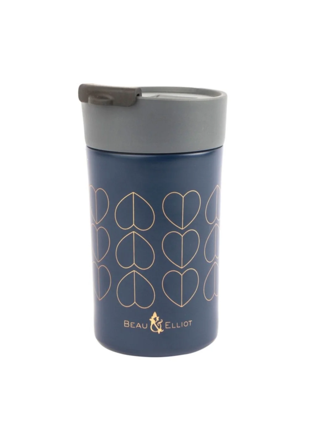 Beau & Elliot Navy Confetti Travel Mug (300ml) - One Size Image 1