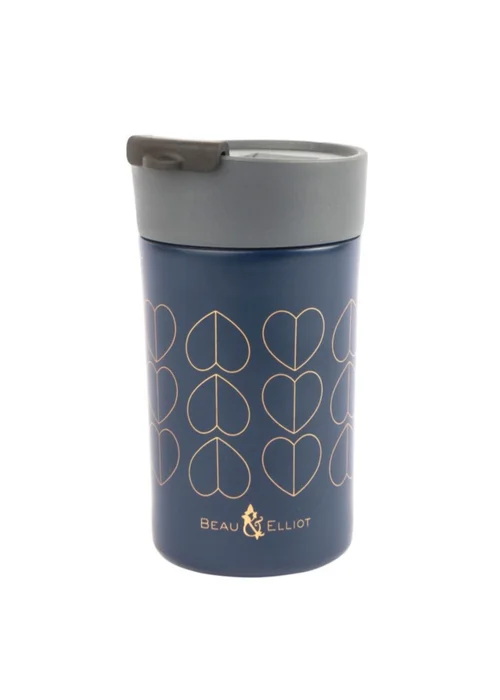 Beau & Elliot Navy Confetti Travel Mug (300ml) - One Size Image 1
