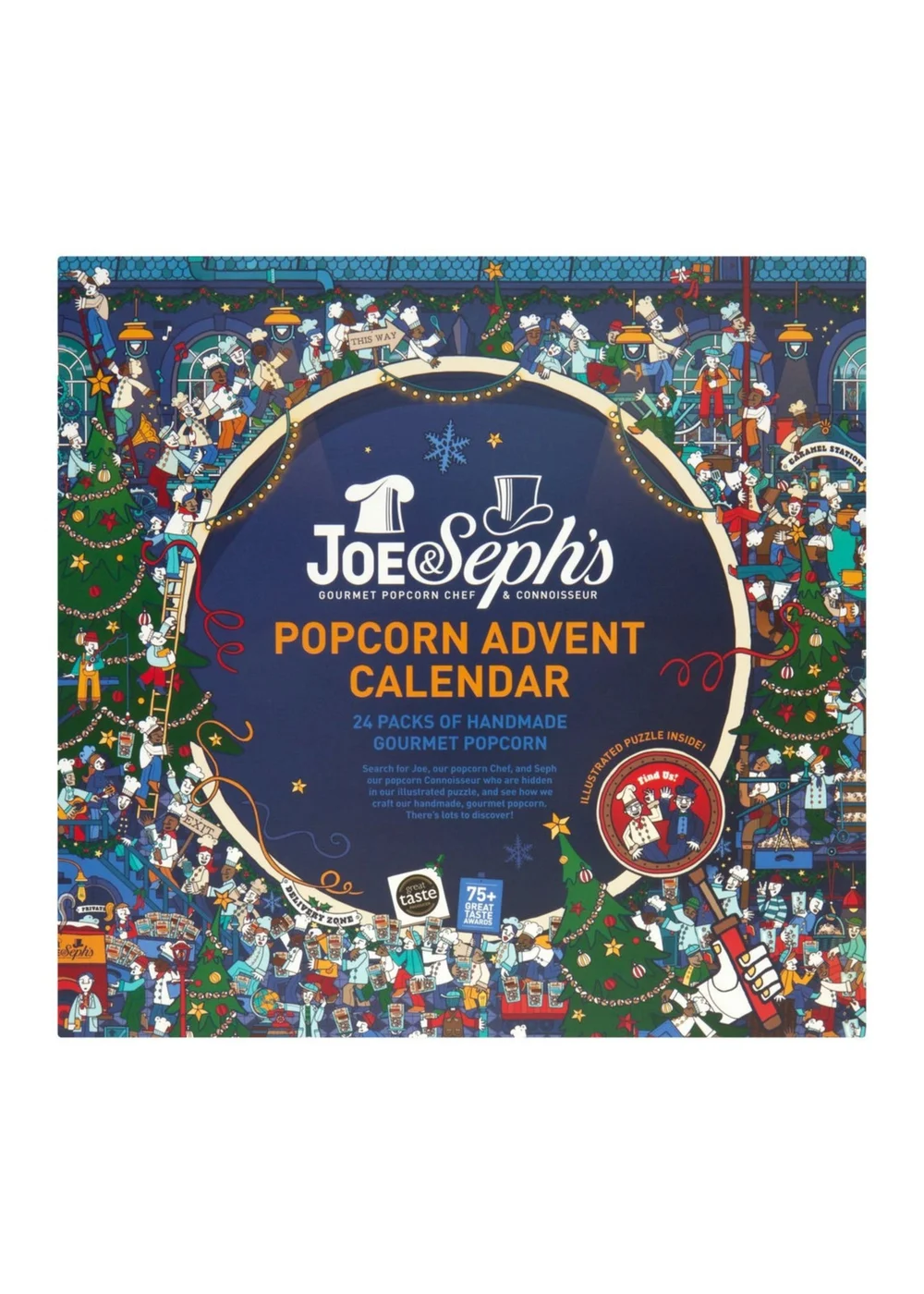 Joe & Seph's Blue Popcorn Advent Calendar - One Size Image 1