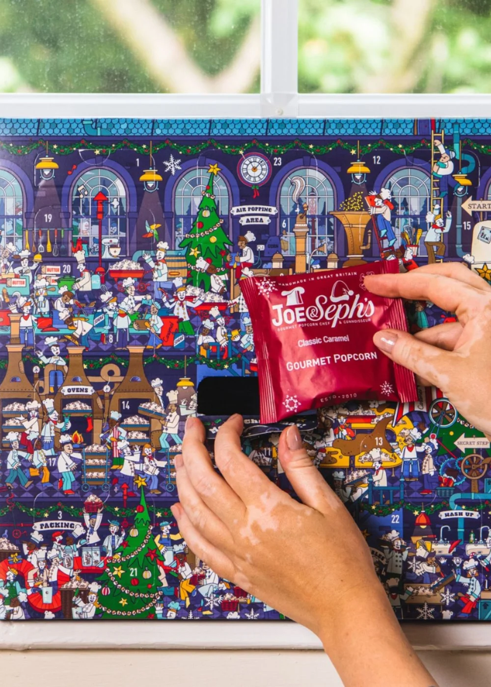 Joe & Seph's Blue Popcorn Advent Calendar - One Size Image 2