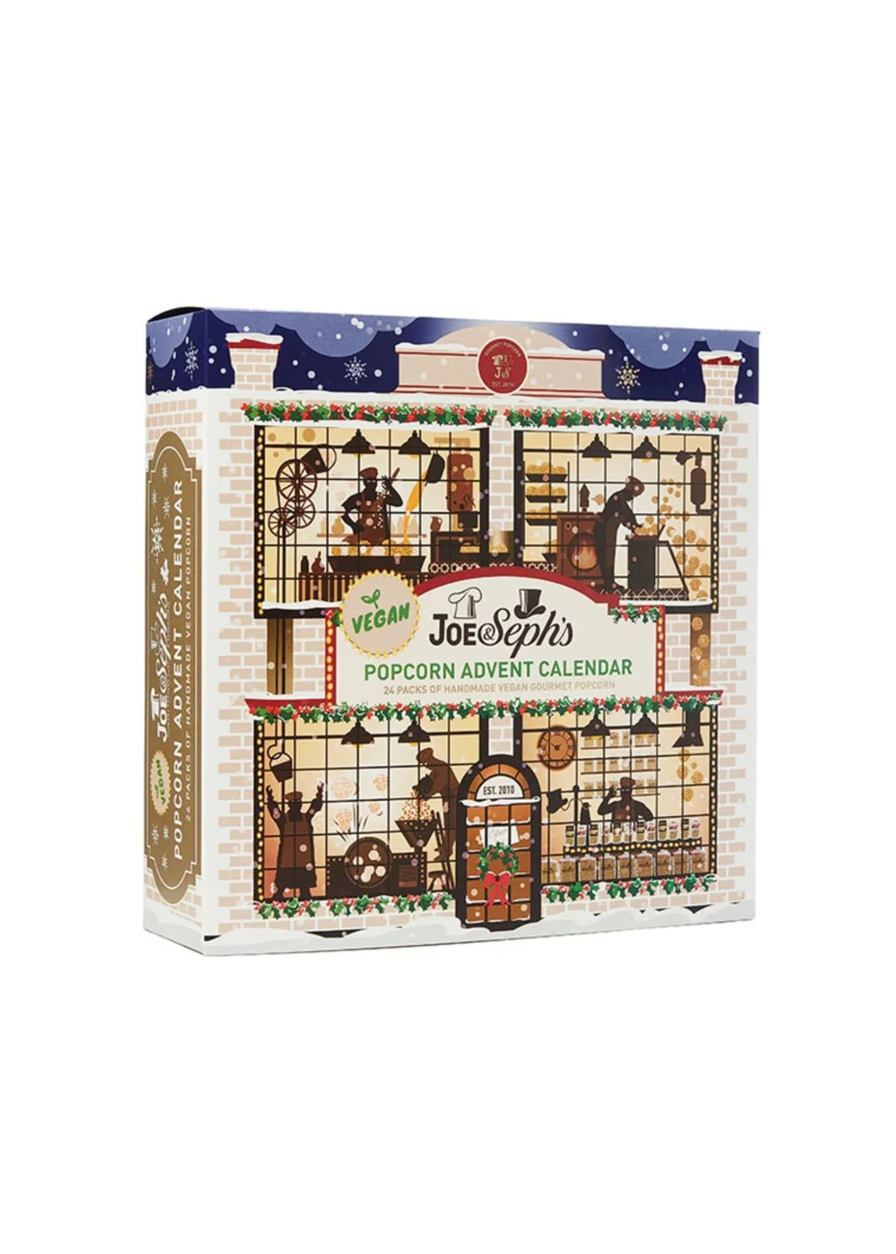 Joe & Seph's White Vegan Popcorn Advent Calendar - One Size Image 1