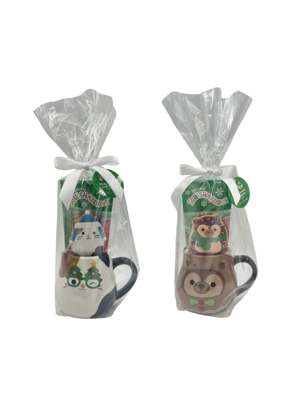 Squishmallows 3D Christmas Character Mug Mixed Duo Pack - One Size Image 1