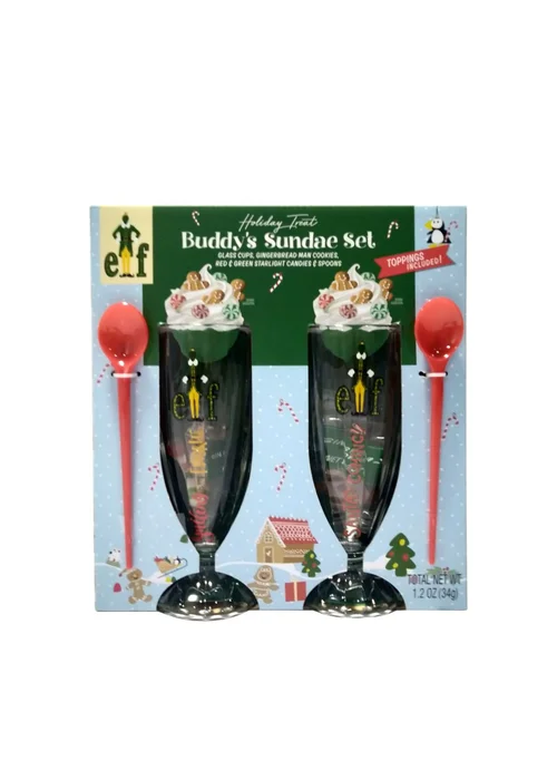 Elf Green Ice Cream Sundae Set - One Size Image 1