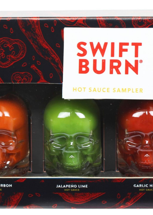 Modern Gourmet Red Swift Burn Skull Hot Sauce Sampler 4 Pack - One Size Image 2