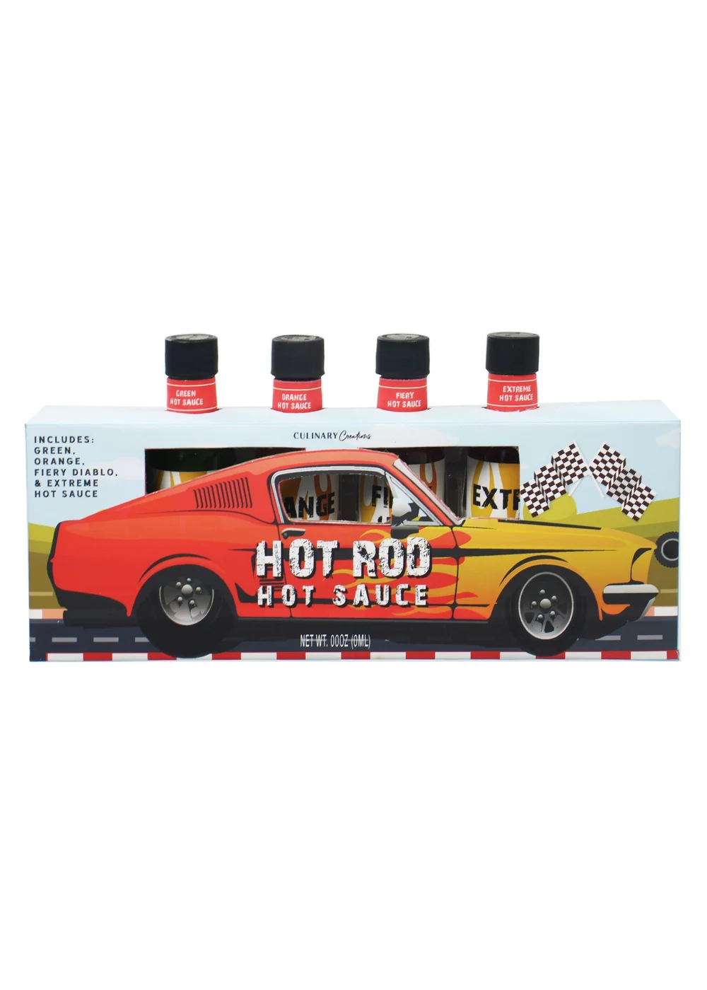 Modern Gourmet Red Hot Rod Hot Sauce Set - One Size Image 1